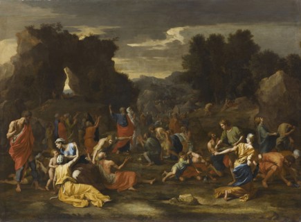 The Israelites gathering Manna, 1638.