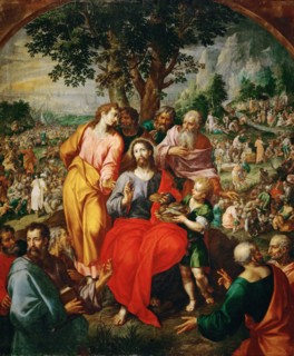 The Miracle of the Five Loaves and Two Fishes, ca 1590.