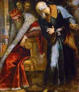 The Prophet Nathan rebukes King David, Early 17th cen..