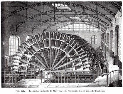 The second Machine of Marly, 1870-1875.