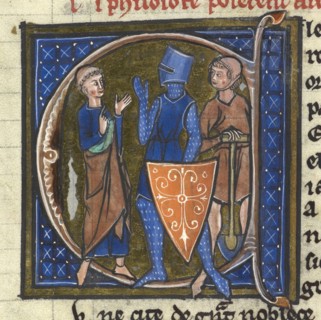 Three Estates: Cleric, Knight, and Peasant. From: Image du monde by Aldobrandino of Siena, ca 1285-1