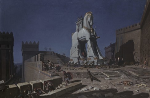 Trojan Horse, 1874.