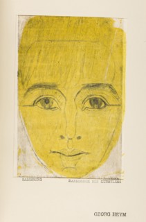 Umbra Vitae (Portrait of Georg Heym), c. 1920.