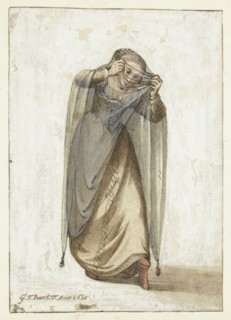 Venetian courtesan, Between 1660 and 1670.