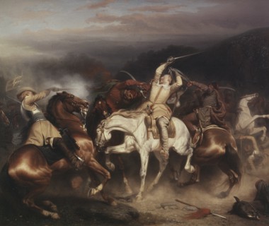 King Gustav II Adolf of Sweden (1594-1632) at Stuhm, 1854.