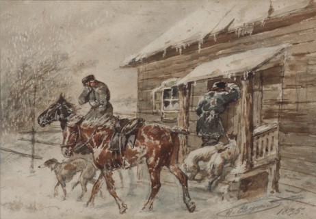 The hunters, 1885.