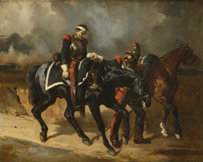 The wounded Cuirassier, 1830s.