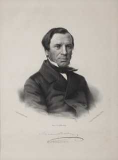 Portrait of the historian and journalist Michail Petrovich Pogodin (1800-1875), 1860s.