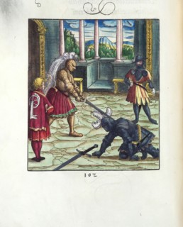 The Knight's Tournament. From: Der Theuerdank by Melchior Pfinzing, 1517.