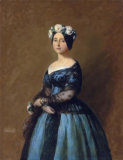 Princess Augusta of Saxe-Weimar-Eisenach (1811-1890), Queen of Prussia, 1846.