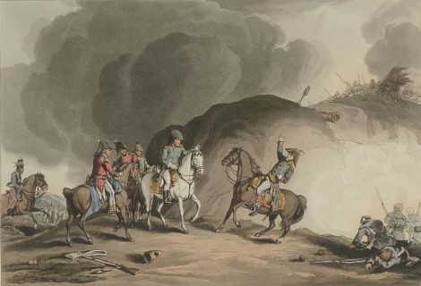 The death of General Moreau at Dresden.