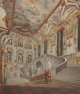 The Grand staircase of the Winter palace (Also known as Ambassador's staircase or Jordan staircase),