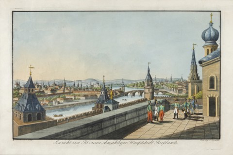 View of Moscow, 1809.