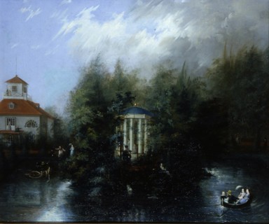 Pond in the Estate Garden, 1843.