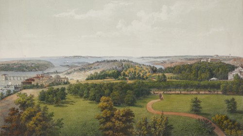 Panoramic View of Sveaborg and Helsingfors (Sheet 2), 1855.
