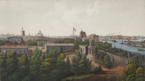 Panoramic View of Sveaborg and Helsingfors (Sheet 1), 1855.