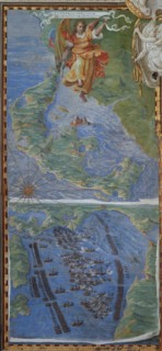 Corfu island and The Battle of Lepanto, 1583.