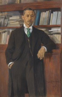 Portrait of the author Ivan Alekseyevich Bunin (1870-1953), 1915.