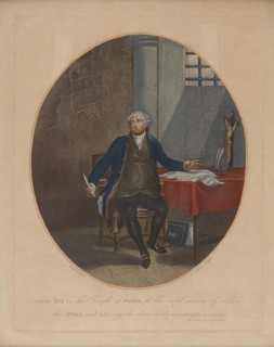 Louis XVI in the Temple, ca 1797.