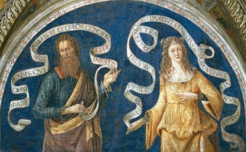 The Prophet Jeremiah and the Agrippine Sibyl, 1492-1495.
