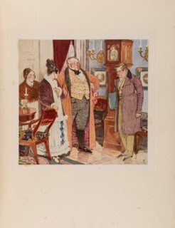 Illustration to the comedy Woe from Wit by Alexander Griboyedov, 1913.