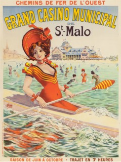 Grand Casino Municipal de St. Malo , 1890s.