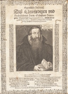 Portrait of Sebastian Hemminger (1577-1628) , 1631.