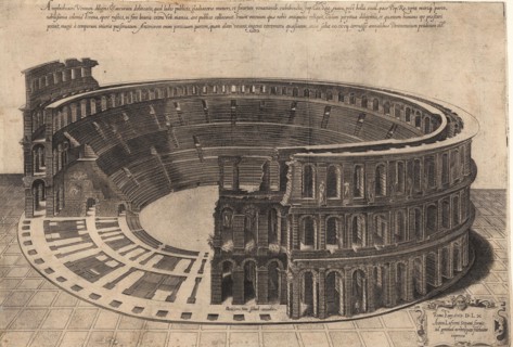 The Amphitheatre in Verona (series Speculum Magnificentiae Romanae) , 1560.