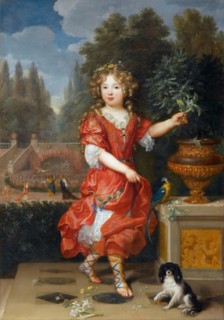 Portrait of Mademoiselle de Blois, Marie-Anne de Bourbon, daughter of Louis XIV, Second Half of the