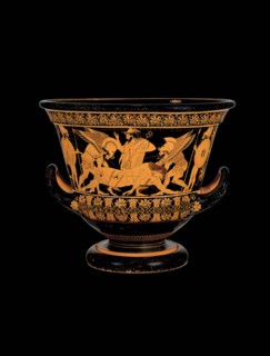 The Euphronios Krater (Sarpedon krater). Sarpedon's body carried by Hypnos and Thanatos, c. 510-c. 5