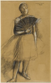 Girl with a Fan.