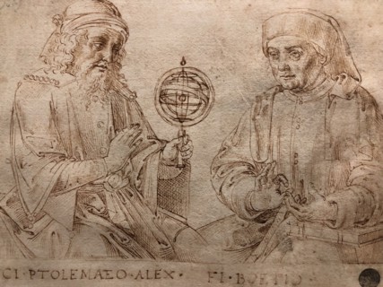 Claudius Ptolemy and Boethius.