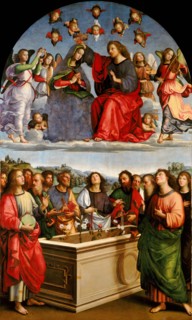 The Coronation of the Virgin (Oddi Altarpiece), 1502-1503.
