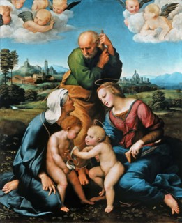 The Canigiani Holy Family (Sacra Famiglia Canigiani), ca 1506-1508.