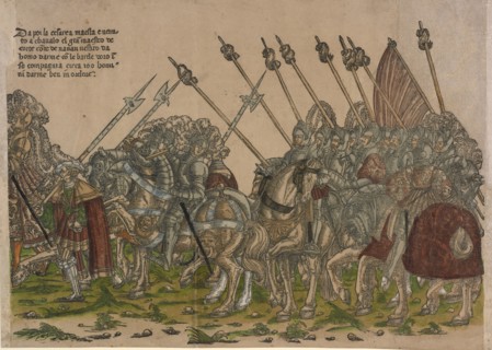 Ceremonial Procession in Bologna on 5 November 1529, on the Occasion of Charles V's Coronation by Po