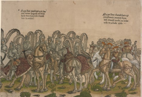 Ceremonial Procession in Bologna on 5 November 1529, on the Occasion of Charles V's Coronation by Po