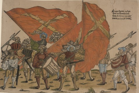 Ceremonial Procession in Bologna on 5 November 1529, on the Occasion of Charles V's Coronation by Po