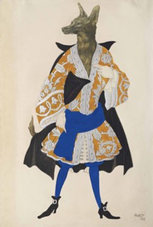 Costume design for the ballet Sleeping Beauty by P. Tchaikovsky, 1921.