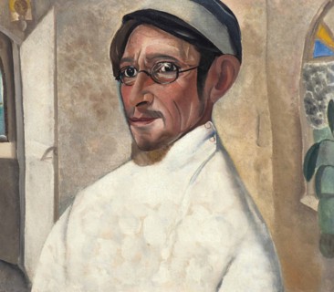 Portrait of the actor Nikolai Podgorny as Peter Trofimov in The Cherry Orchard by Anton Chekov, 19