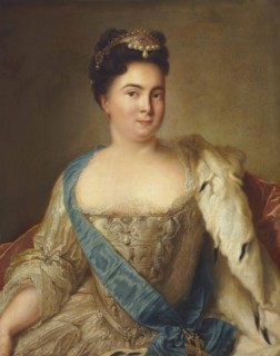 Portrait of Empress Catherine I. (1684-1727).