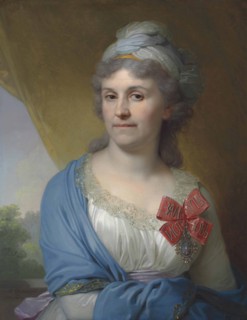 Portrait of Daria Alexandrovna Valueva, née Kosheleva (1757-1836), 1798.