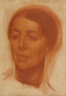 Portrait of Maria Samoylovna Zetlin (1882-1976), née Tumarkina, 1919.