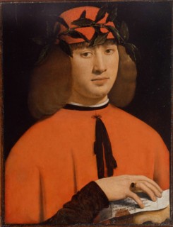 Portrait of the poet Girolamo Casio (1464-1533), c. 1490-1499.