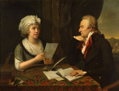The poet Count Vittorio Alfieri (1749-1803) and Princess Louise of Stolberg-Gedern (1752-1824), 1796
