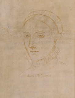 Portrait of Anne Hathaway (1555/6-1623), the wife of William Shakespeare, 1708.