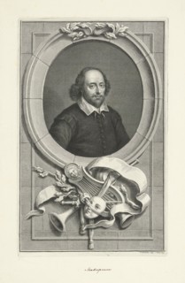 Portrait of William Shakespeare (1564-1616), 1743.