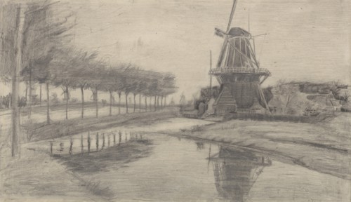 Windmill De Oranjeboom, Dordrecht, 1881.