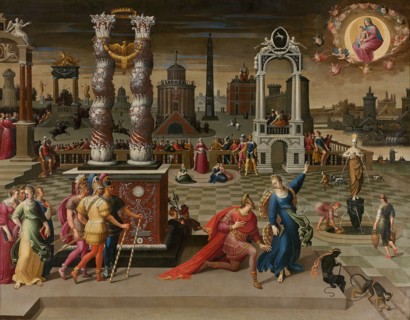 The Apparition of the Tiburtine Sibyl to Caesar Augustus.