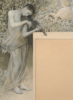 Young violin player.