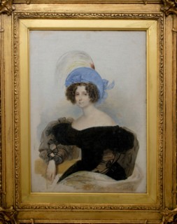 Portrait of Janette (Anna) Ivanovna Lopukhina, née Baroness von Wenckstern (1786-1869), 1833.
